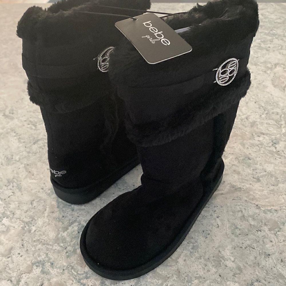 Bebe  girls  Suede  Boots NWT - Picture 3 of 8